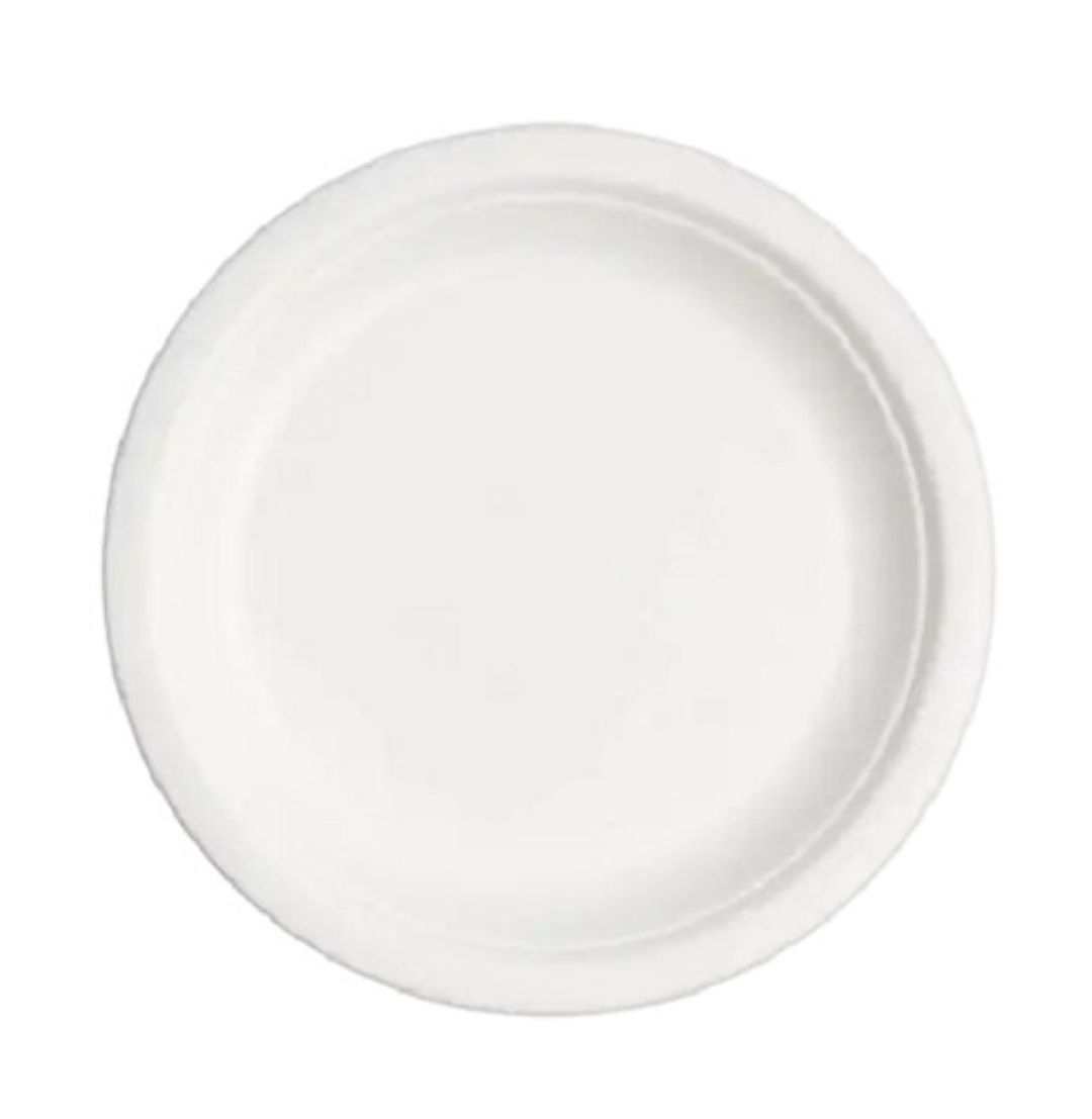 THERMOPAK 11' 5 PART ROUND WHITE PLATE 